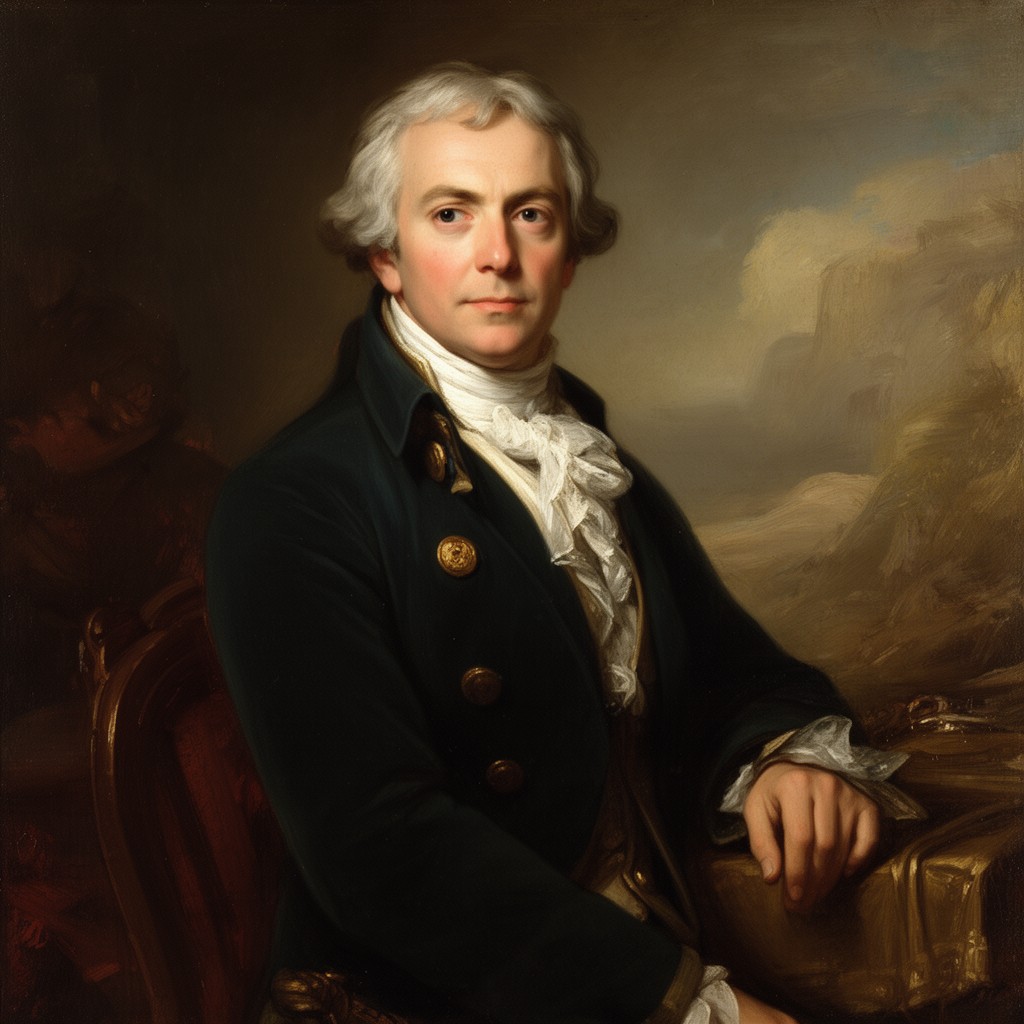 AI-generated illustration of John Pitt, 2nd Earl of Chatham