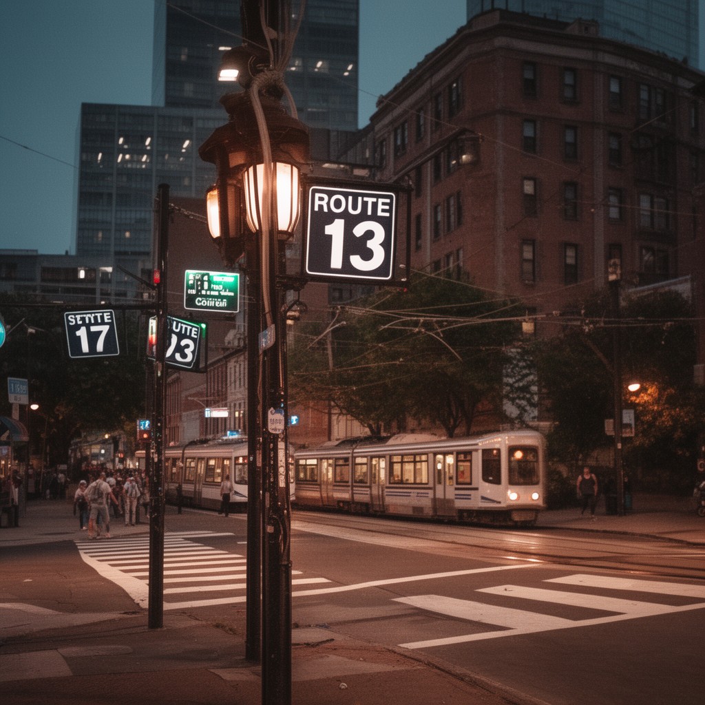 AI-generated illustration of Route 13
