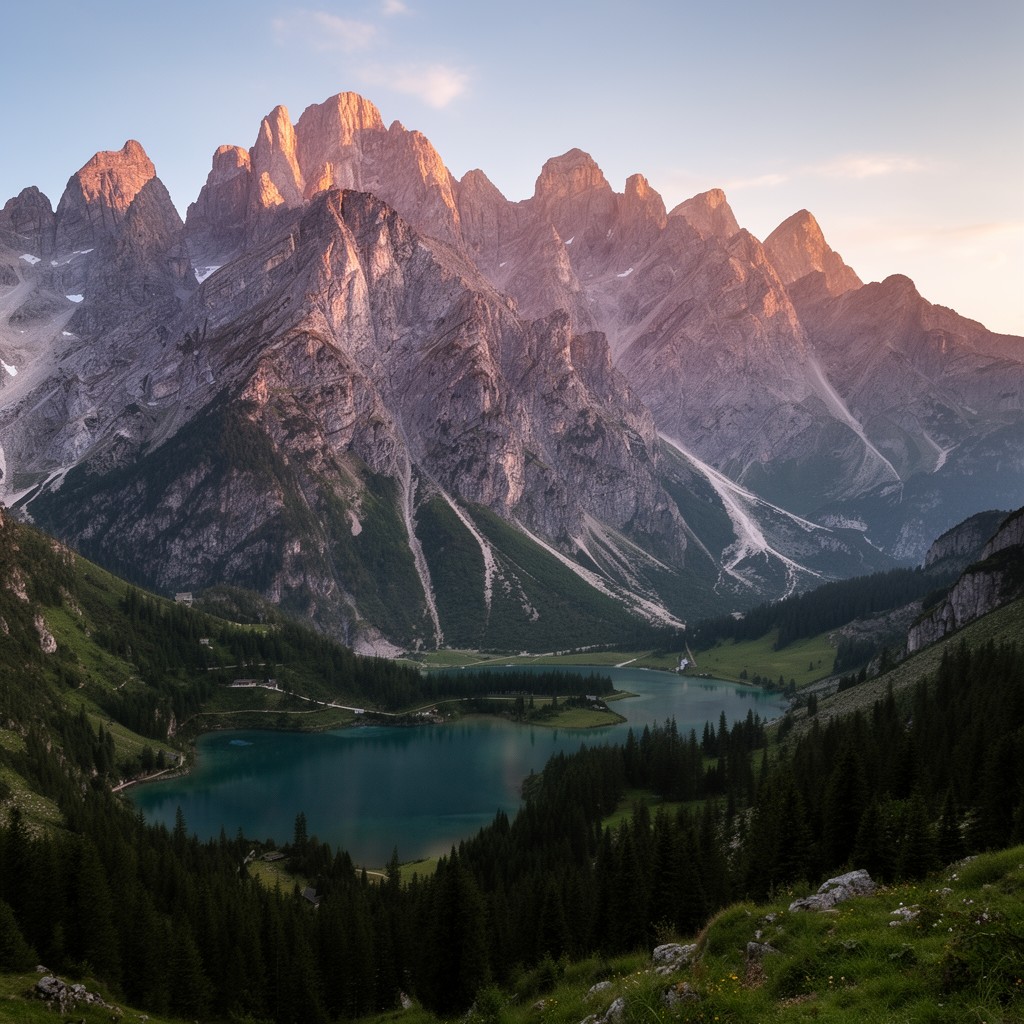 AI-generated illustration of Julian Alps