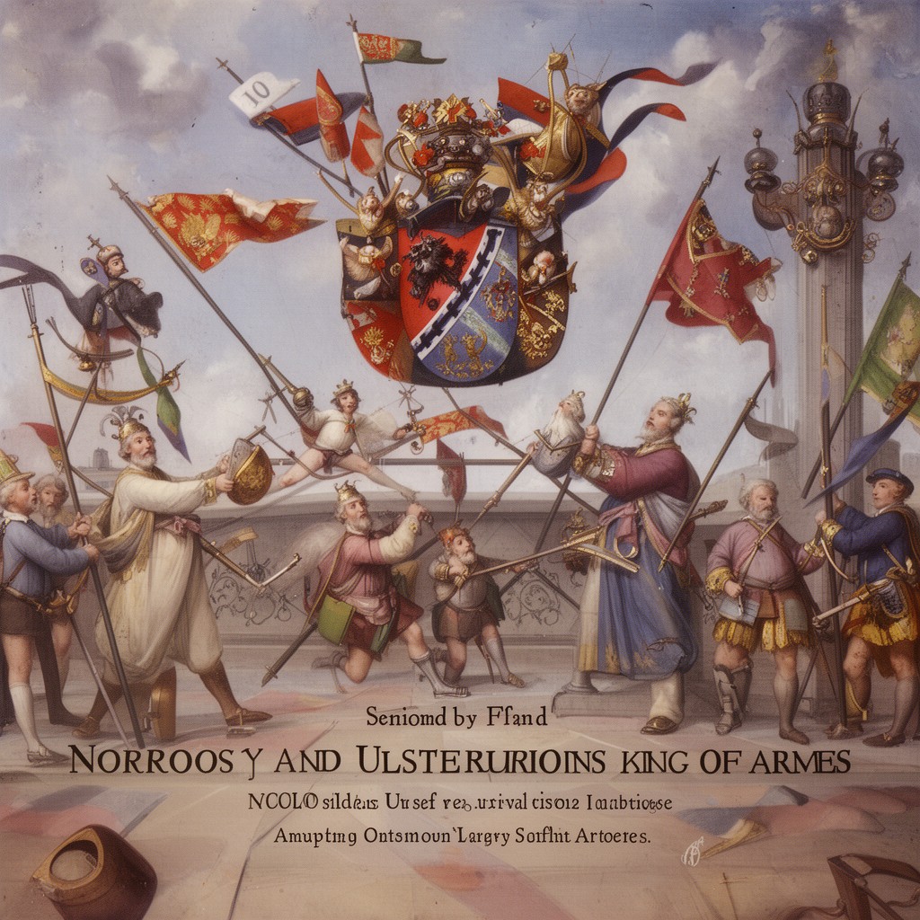 AI-generated illustration of Norroy and Ulster King of Arms