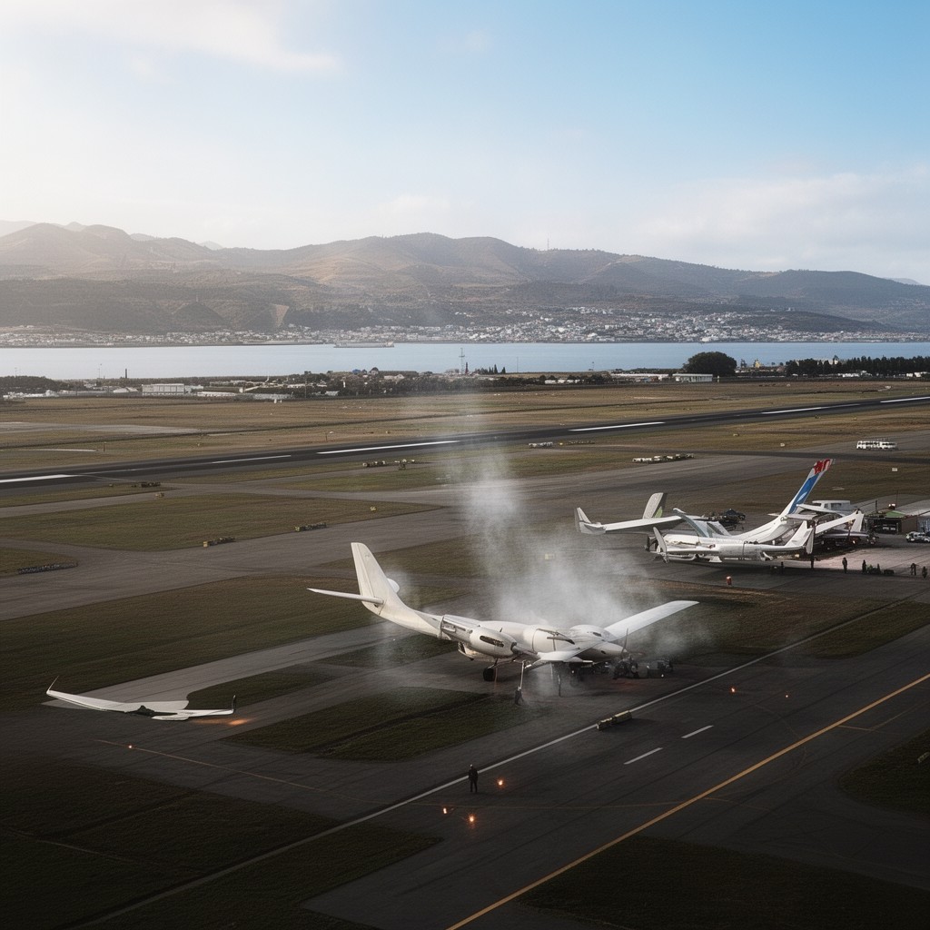 AI-generated illustration of La Florida Airport