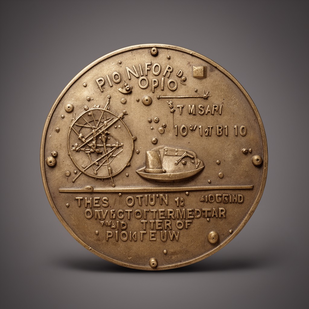 AI-generated illustration of Pioneer plaque project