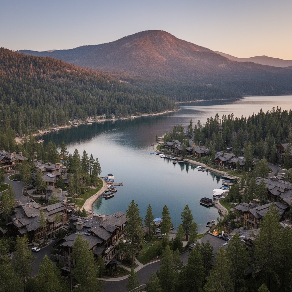 AI-generated illustration of Incline Village