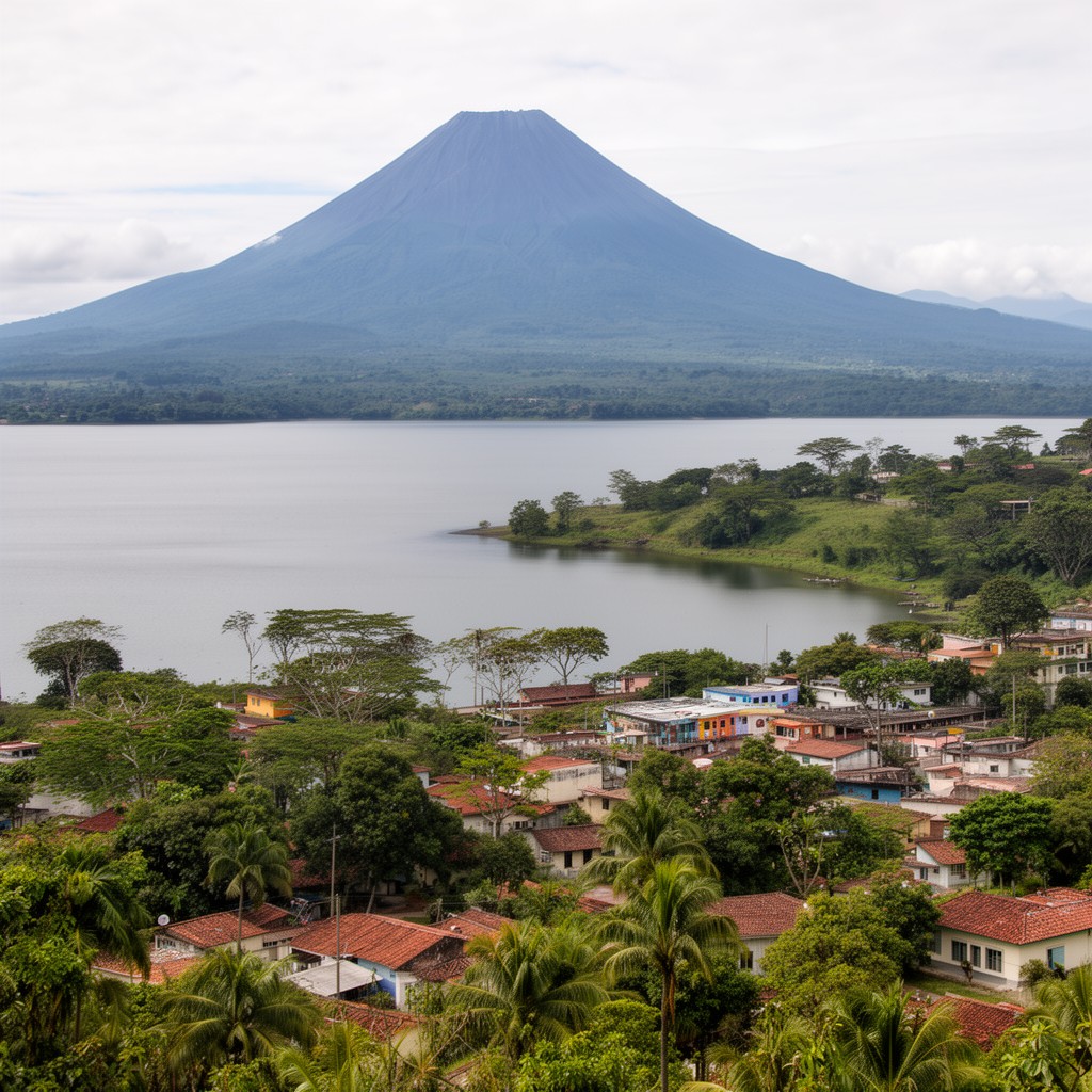 AI-generated illustration of Nicaragua