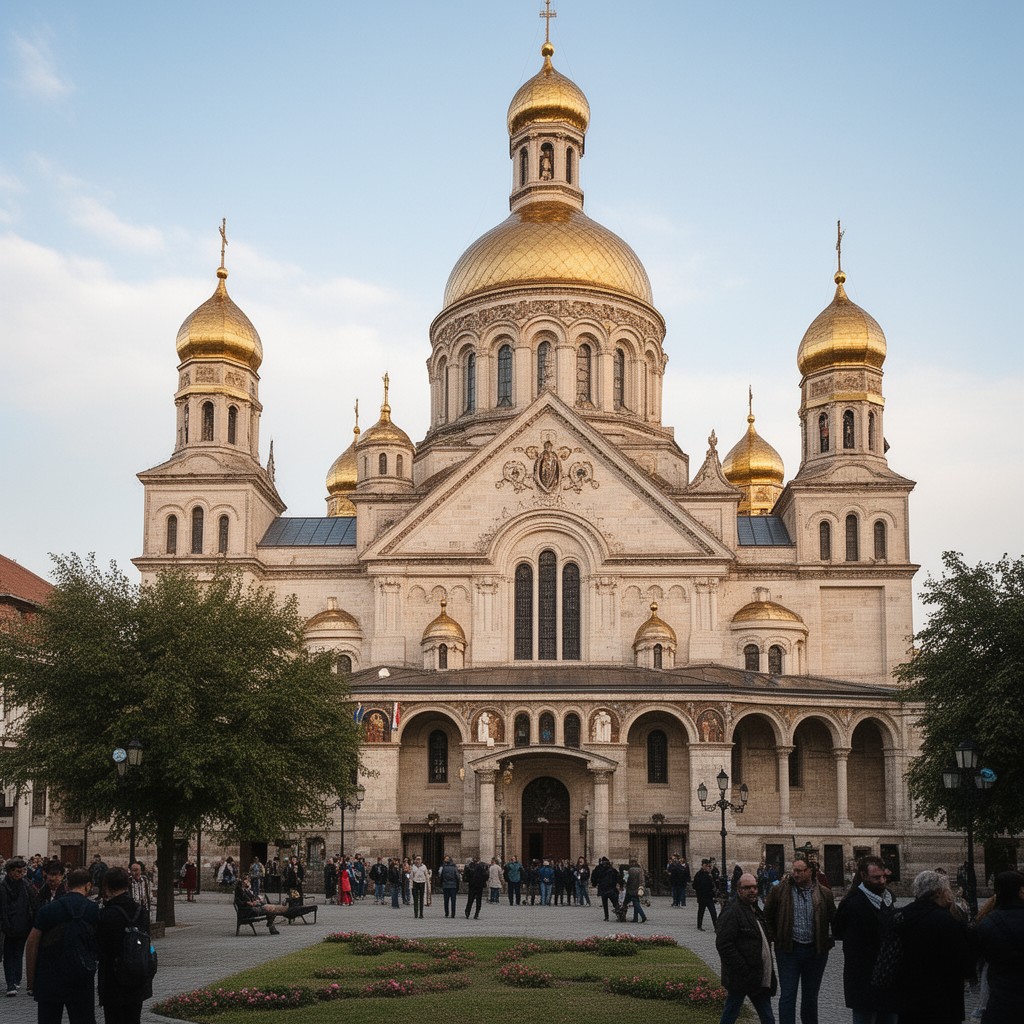 AI-generated illustration of Romanian Orthodox Church
