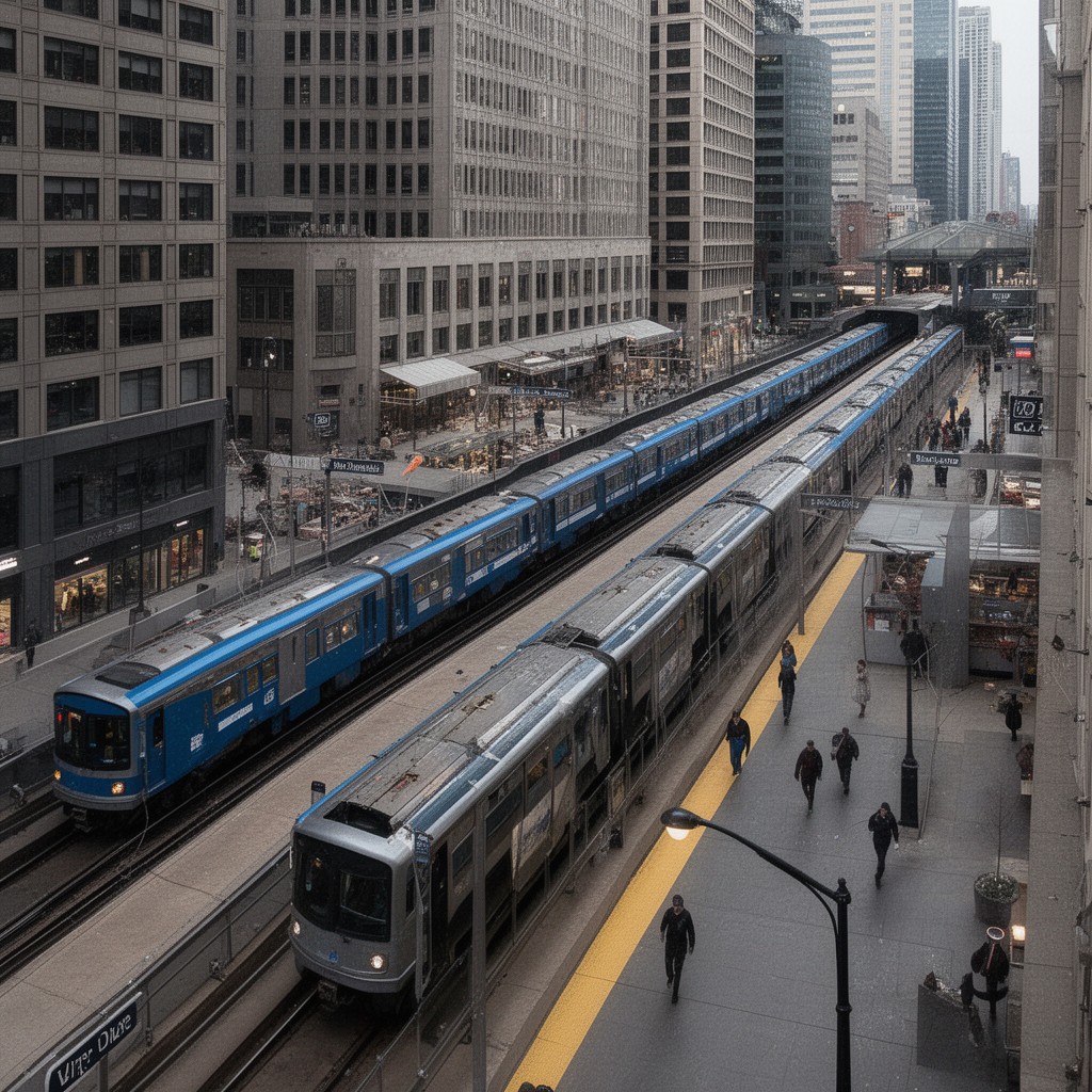 AI-generated illustration of Blue Line