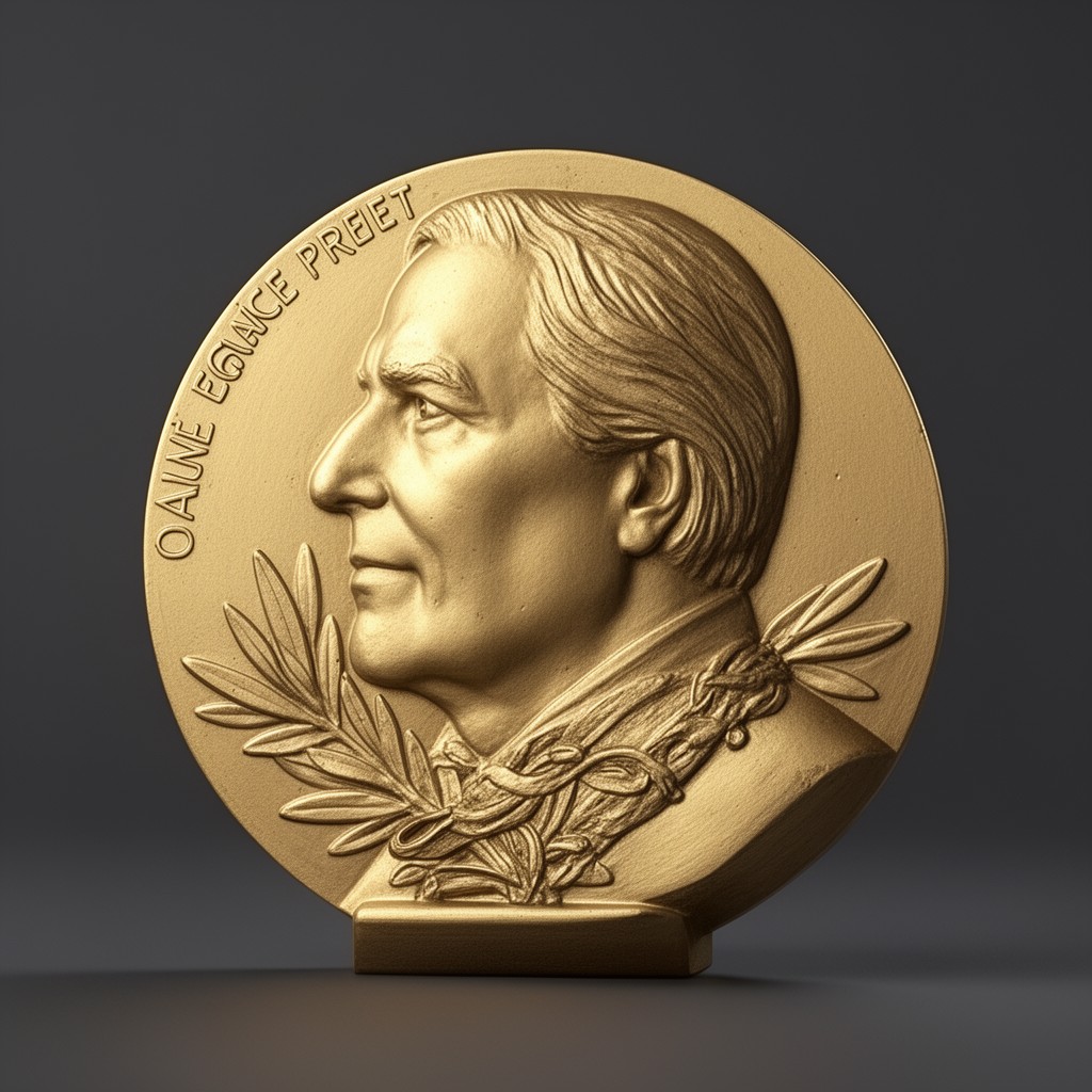AI-generated illustration of Nobel Peace Prize