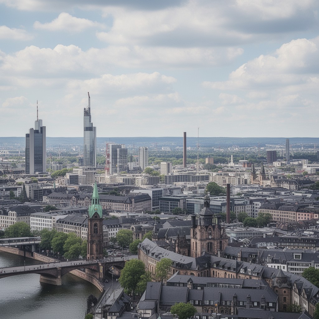 AI-generated illustration of Frankfurt am Main