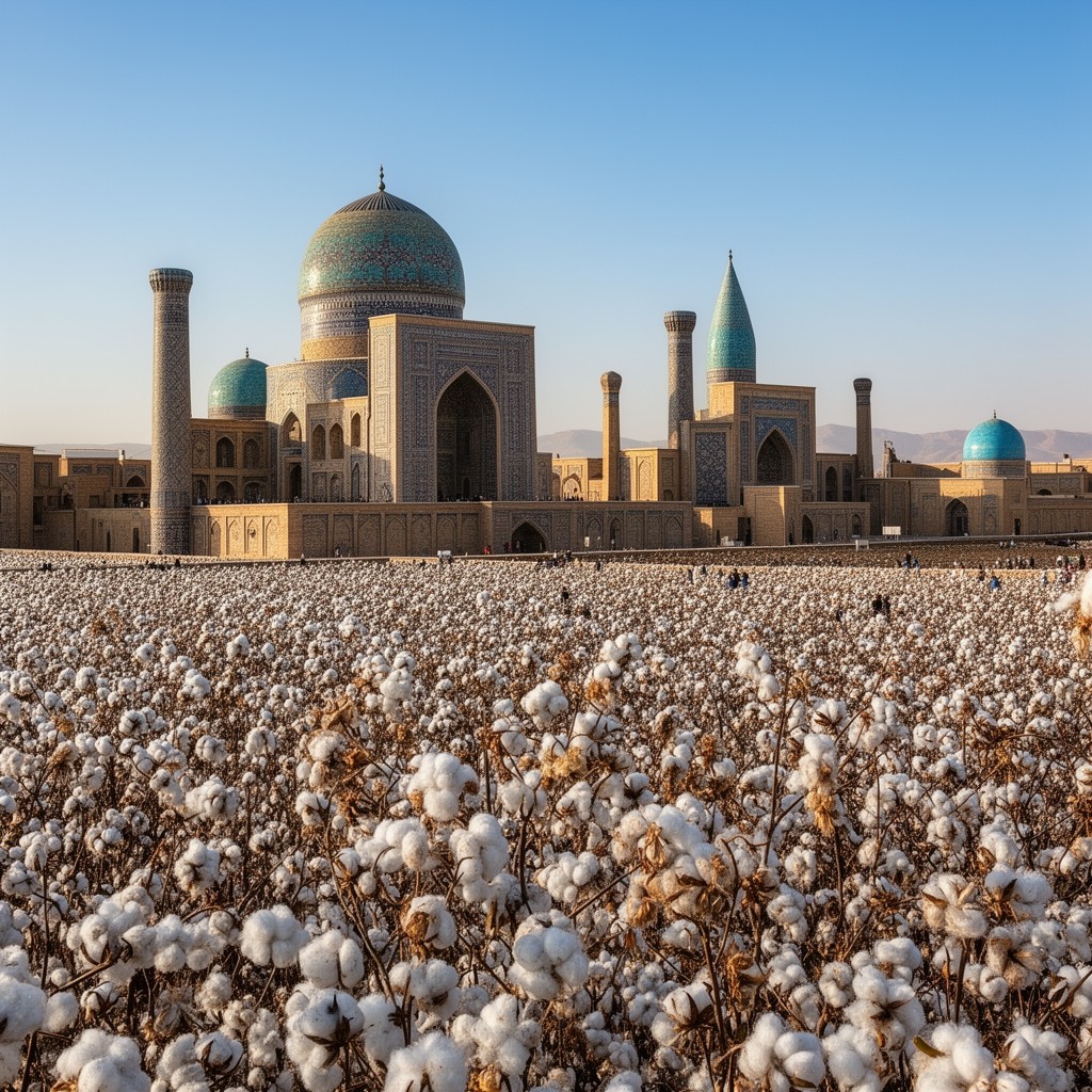 AI-generated illustration of Uzbekistan