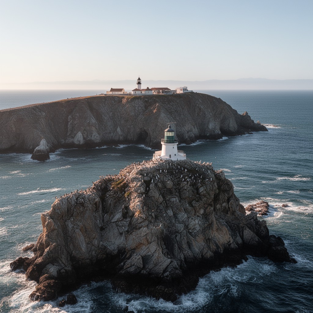 AI-generated illustration of Anacapa Island