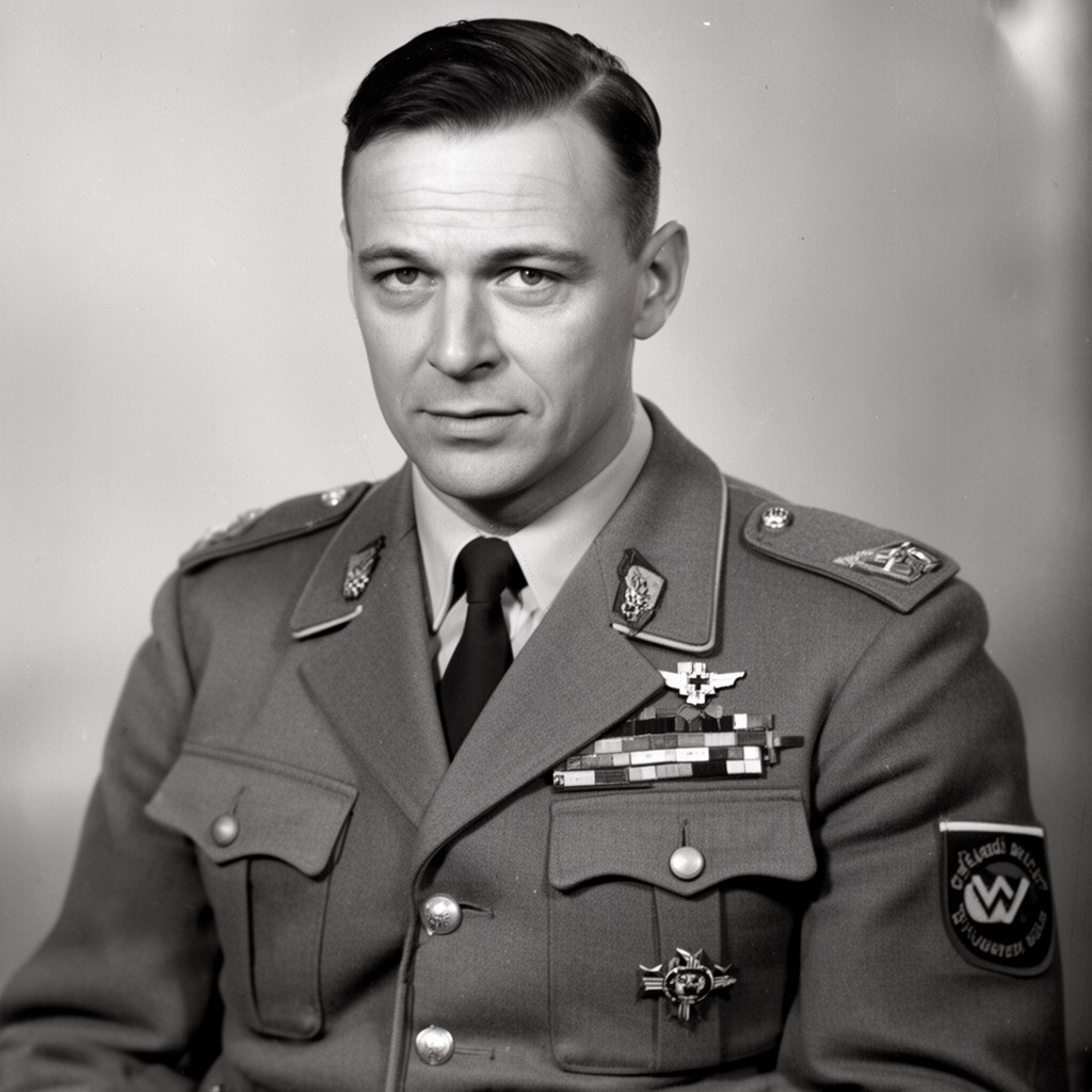 AI-generated illustration of Alfred Gause