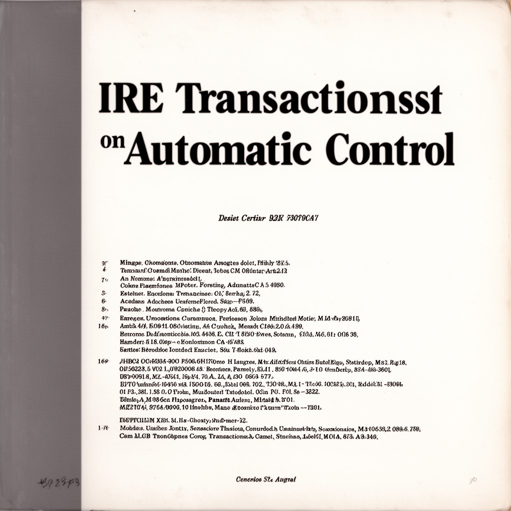 AI-generated illustration of IRE Transactions on Automatic Control