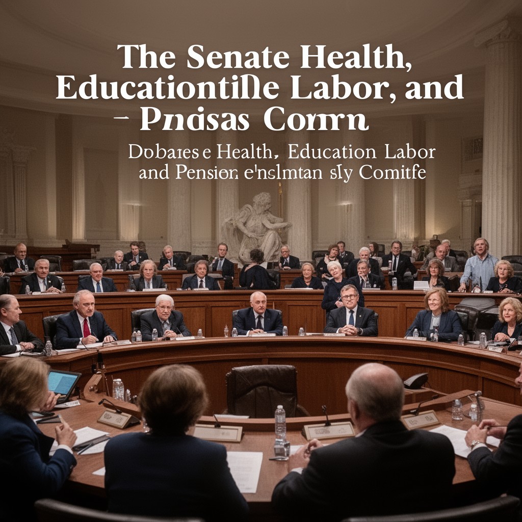 AI-generated illustration of Senate Health, Education, Labor, and Pensions Committee