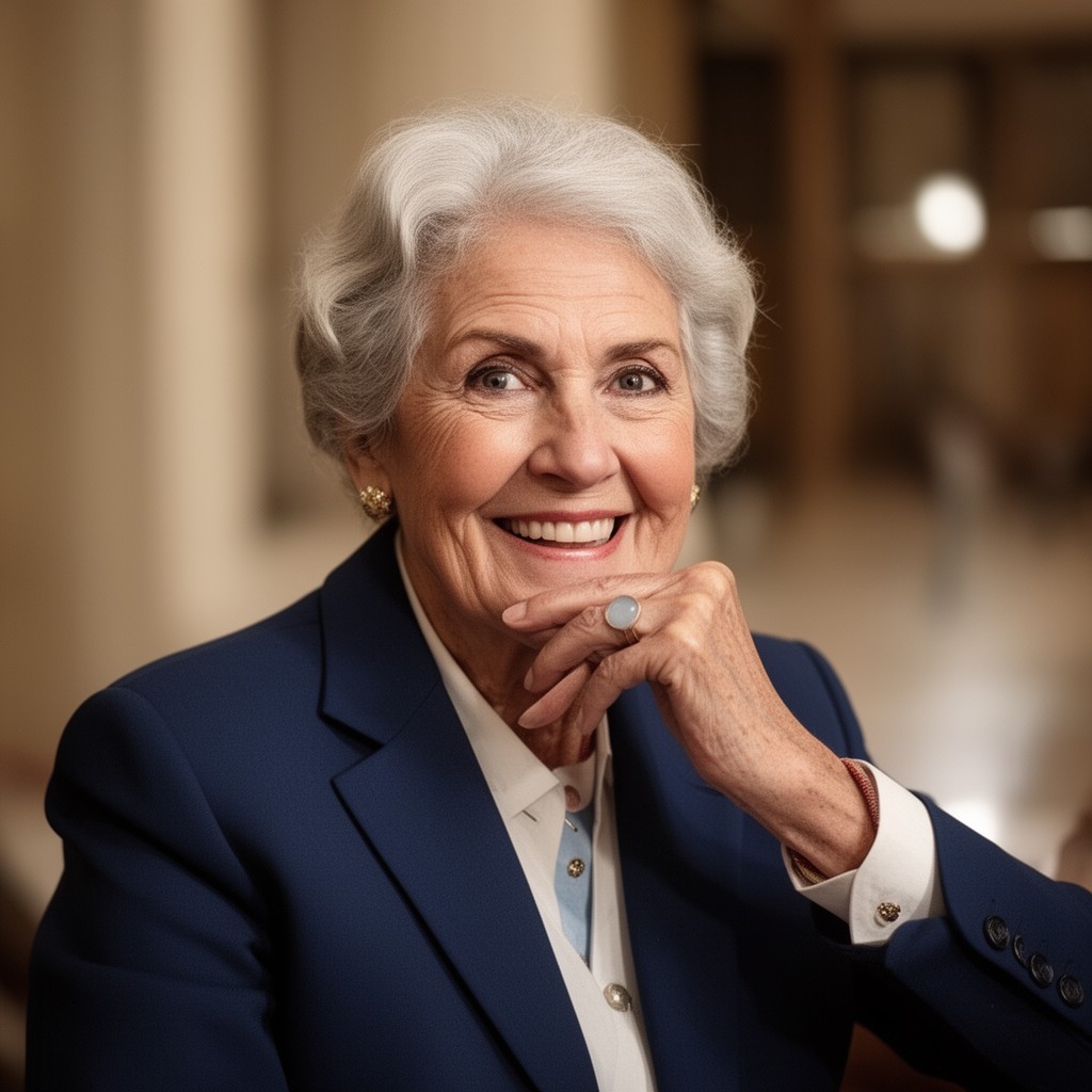 AI-generated illustration of Eunice Kennedy Shriver