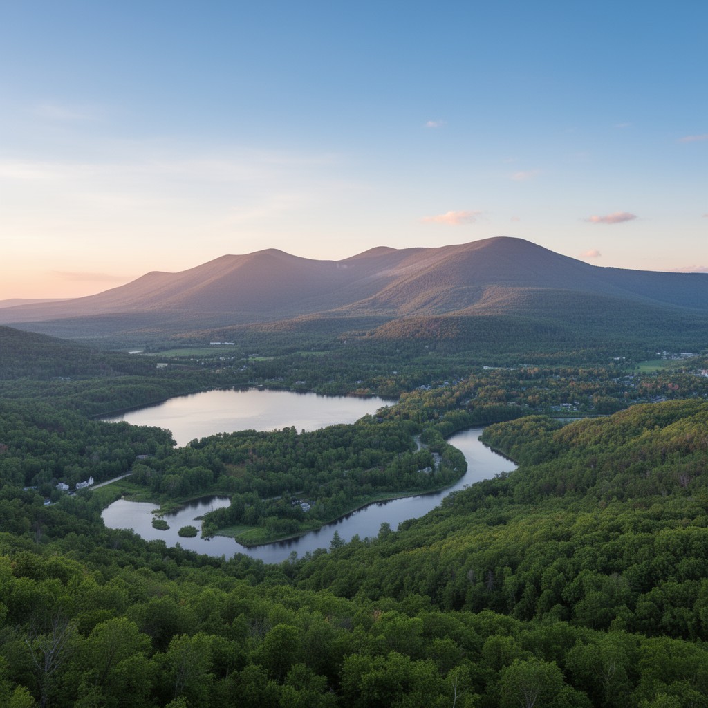 AI-generated illustration of New Hampshire