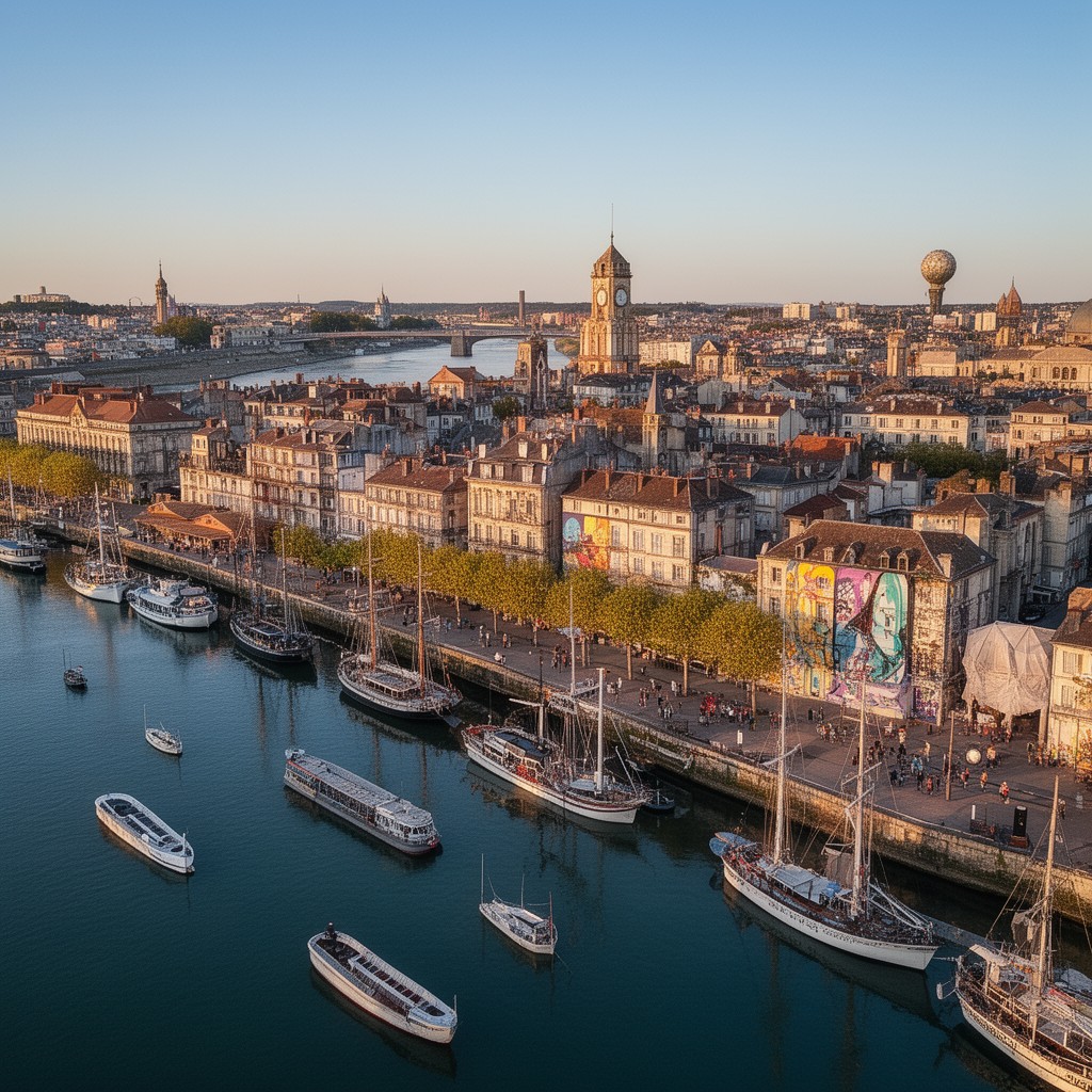 AI-generated illustration of Nantes