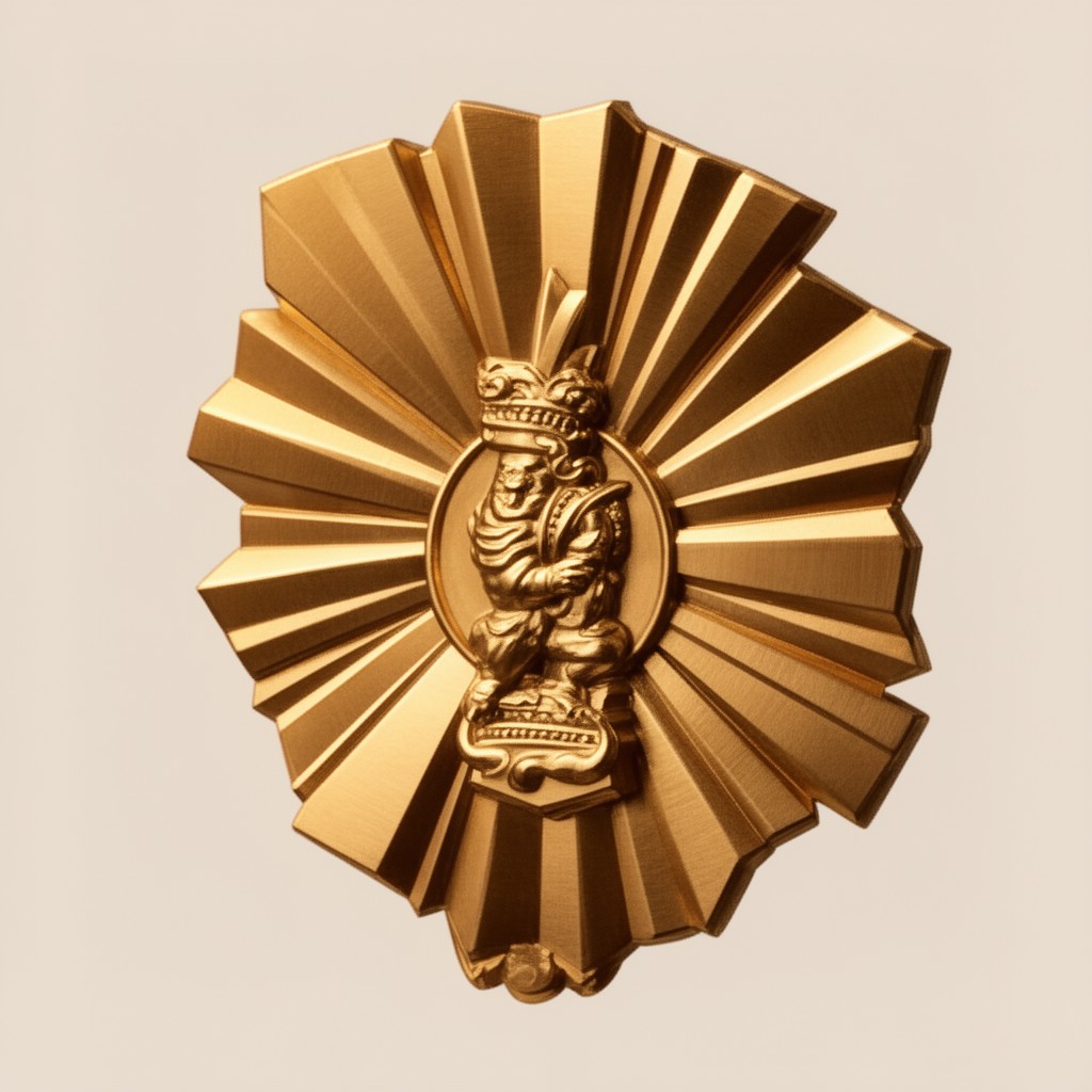 AI-generated illustration of Order of the Rising Sun, Gold and Silver Star