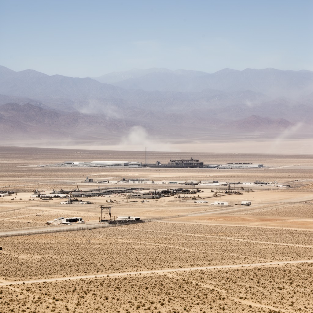 AI-generated illustration of Marine Corps Air Ground Combat Center Twentynine Palms
