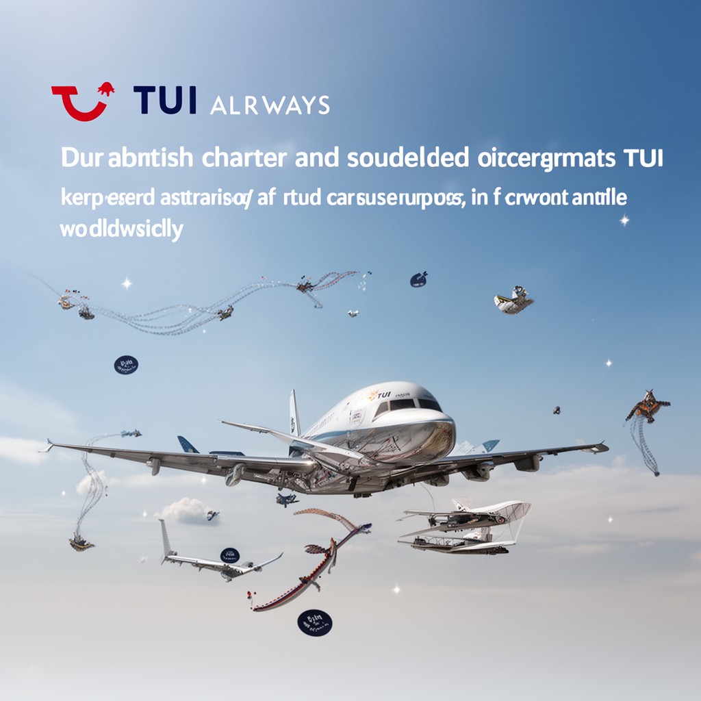 AI-generated illustration of TUI Airways