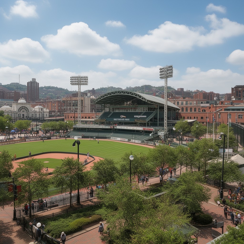 AI-generated illustration of Exposition Park