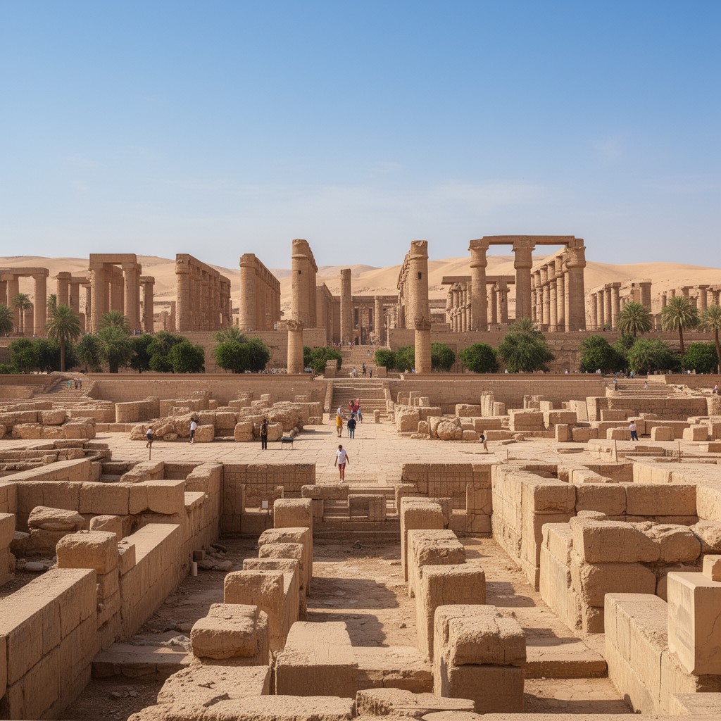 AI-generated illustration of Luxor