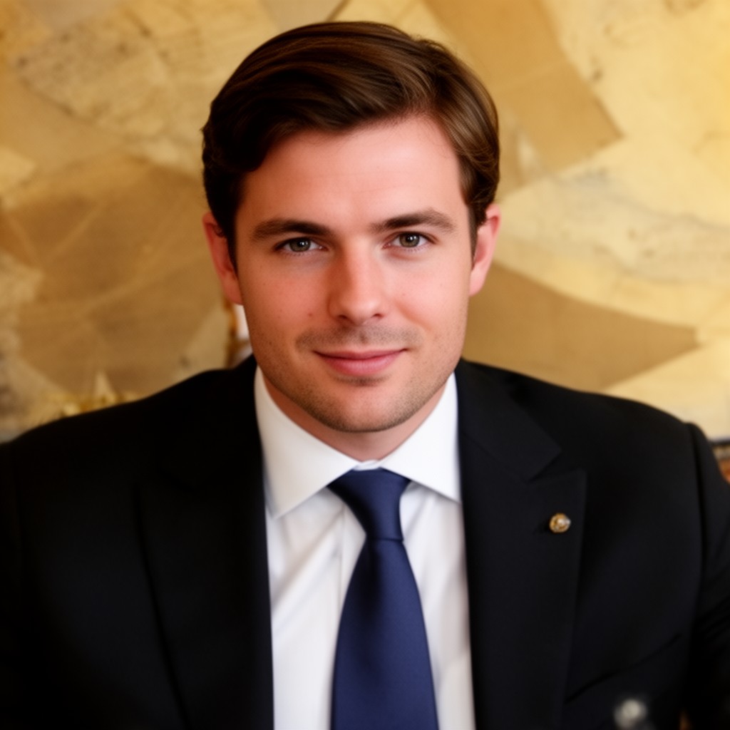 AI-generated illustration of Prince Emmanuel of Belgium