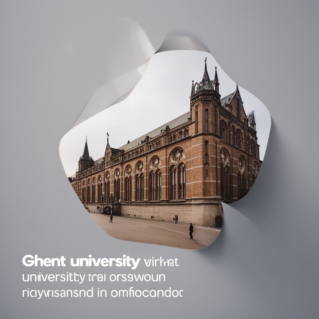 AI-generated illustration of Ghent University
