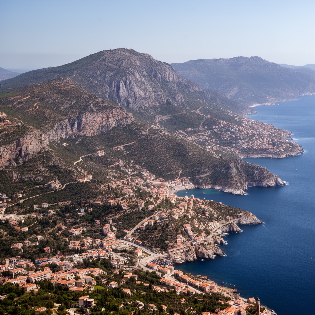 AI-generated illustration of Corsica