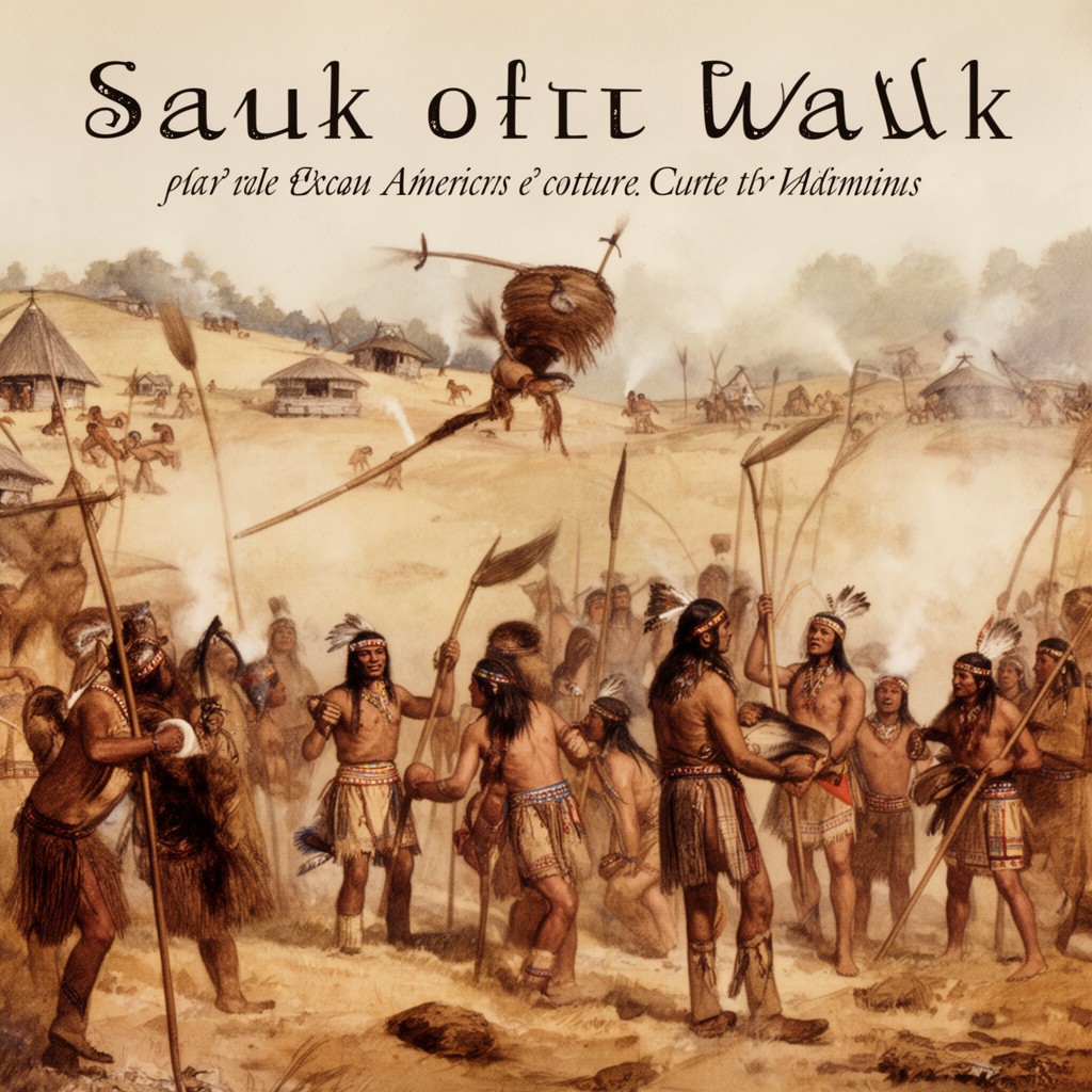 AI-generated illustration of Sauk people