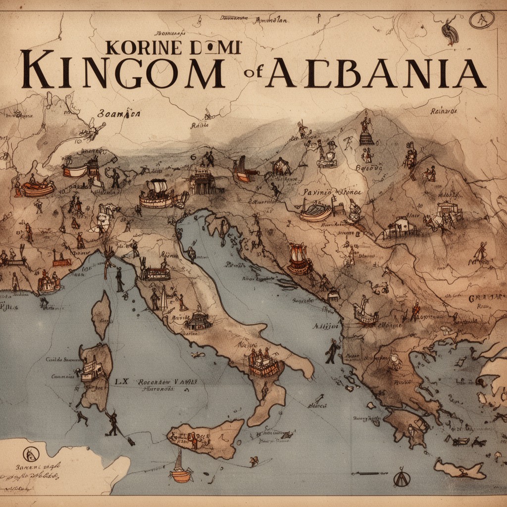 AI-generated illustration of Kingdom of Albania