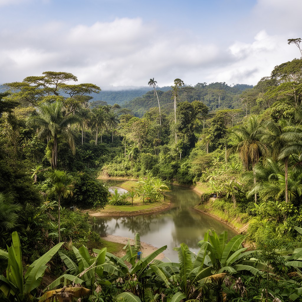 AI-generated illustration of Costa Rica