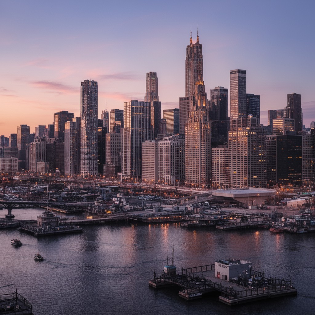 AI-generated illustration of Chi-Town