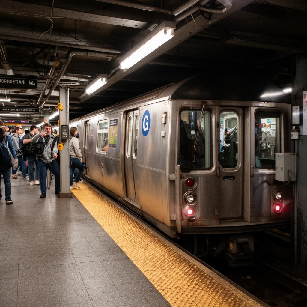AI-generated illustration of G train