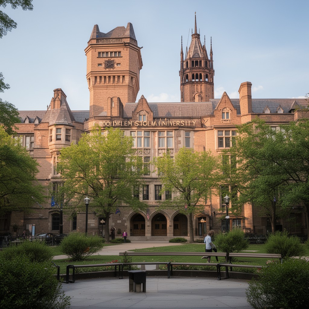 AI-generated illustration of Rockhurst University