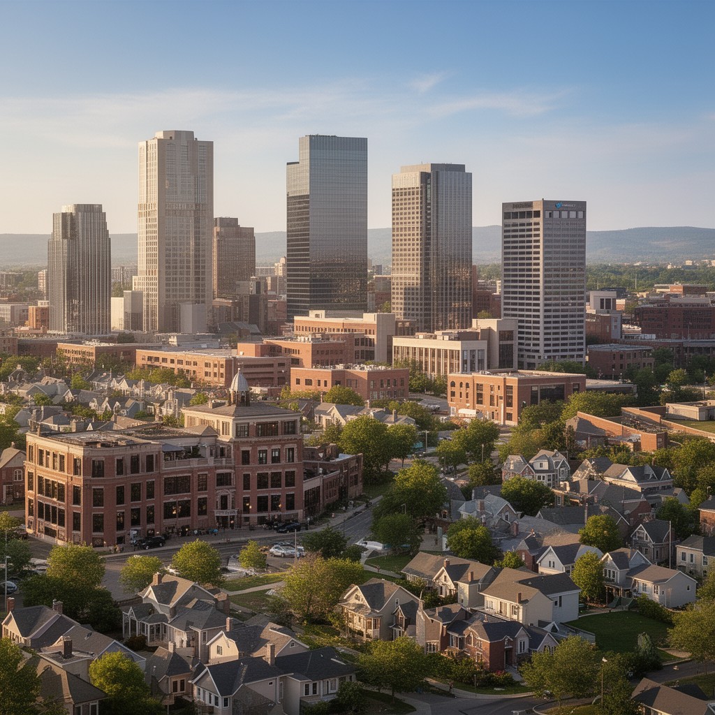 AI-generated illustration of Overland Park, Kansas