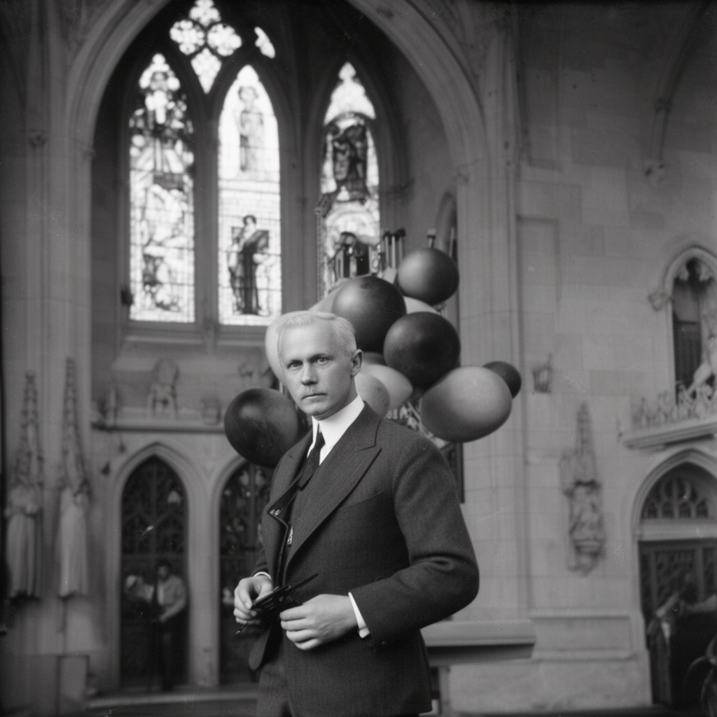 AI-generated illustration of Ralph Adams Cram