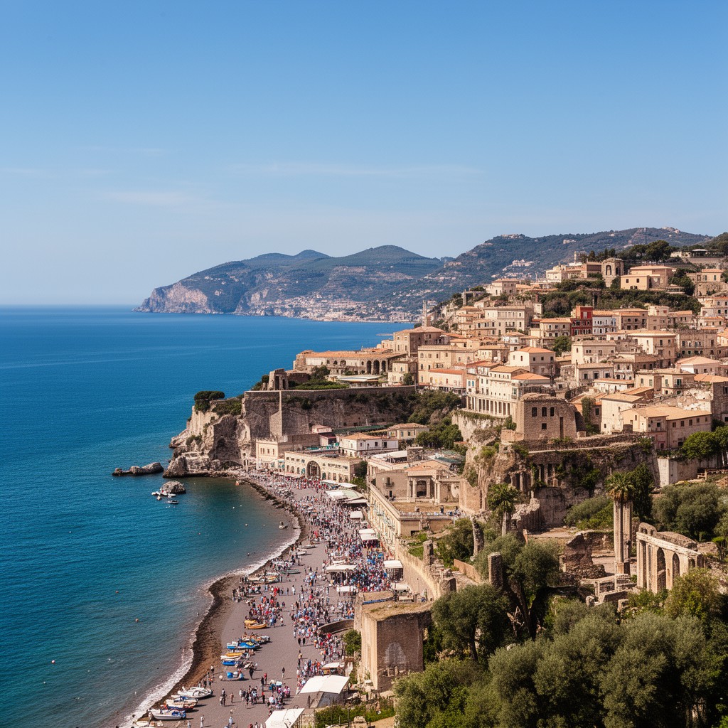 AI-generated illustration of Southern Italy