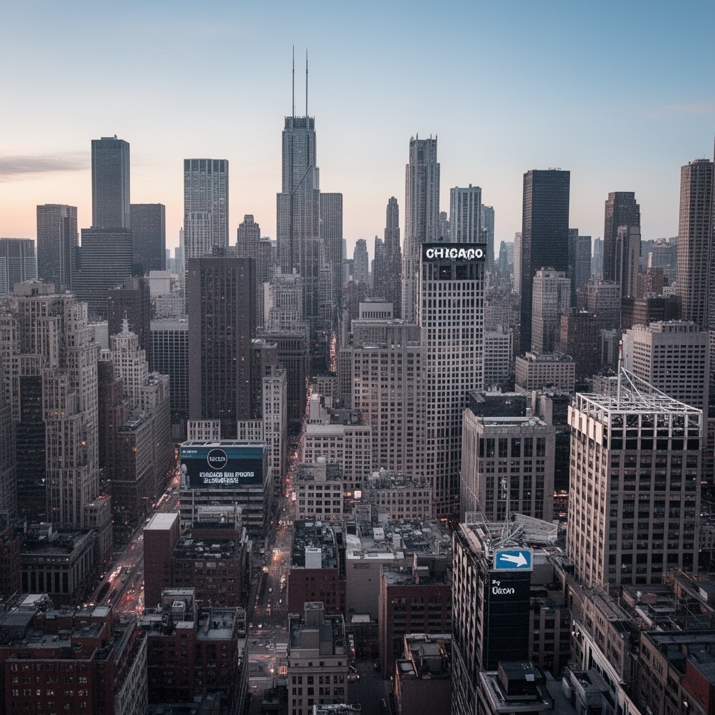 AI-generated illustration of Chicago Board Options Exchange