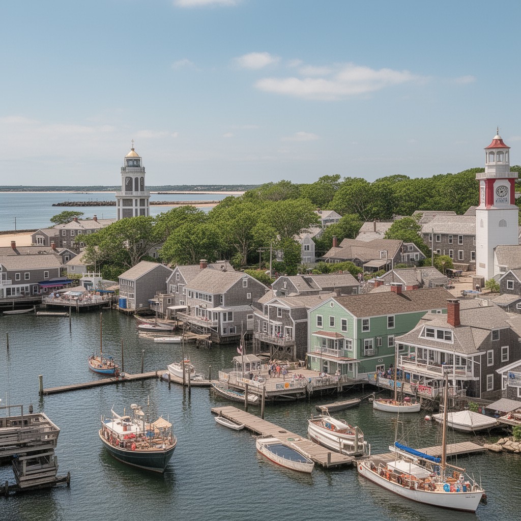 AI-generated illustration of Falmouth