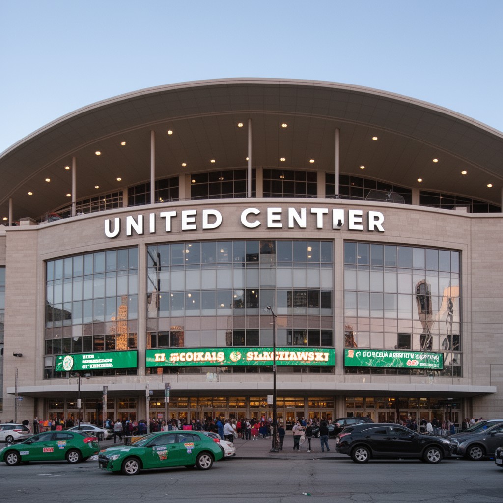 AI-generated illustration of United Center