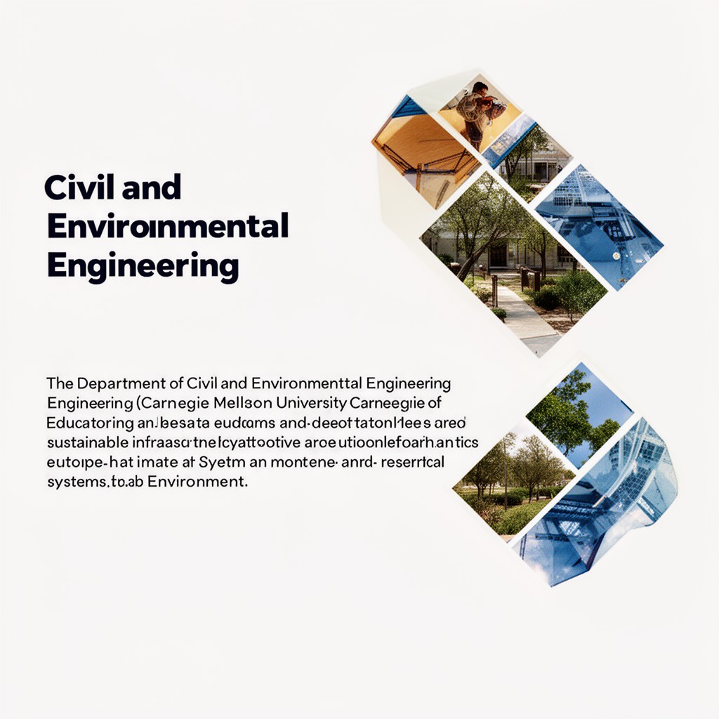 AI-generated illustration of Department of Civil and Environmental Engineering (Carnegie Mellon University)