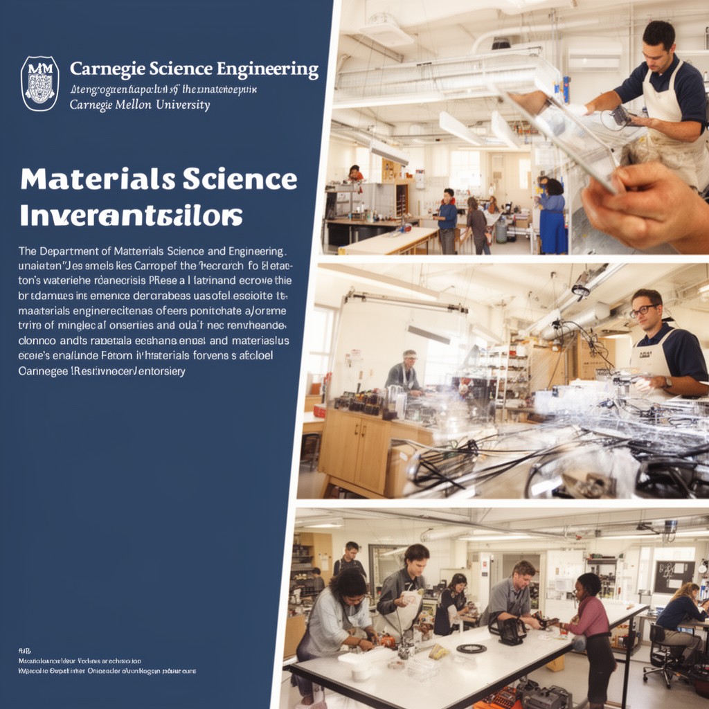AI-generated illustration of Department of Materials Science and Engineering (Carnegie Mellon University)
