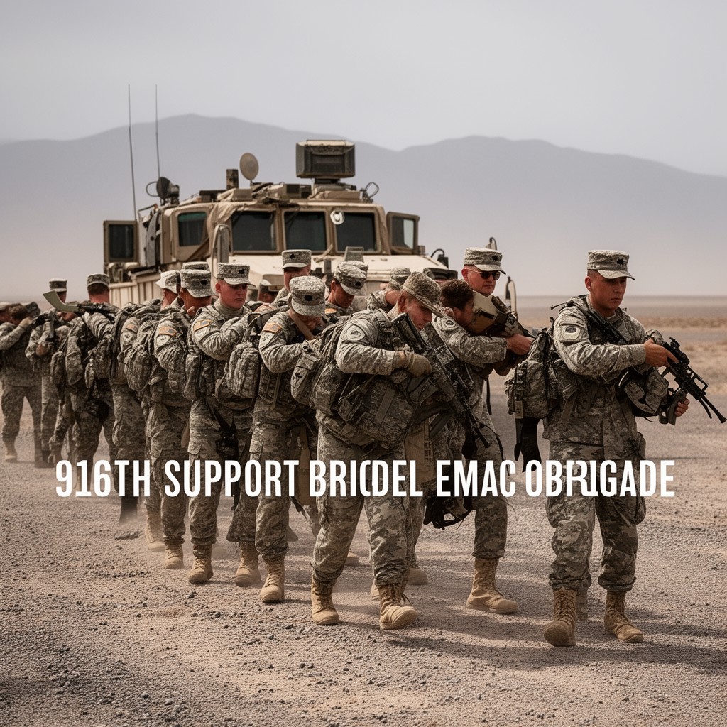 AI-generated illustration of 916th Support Brigade