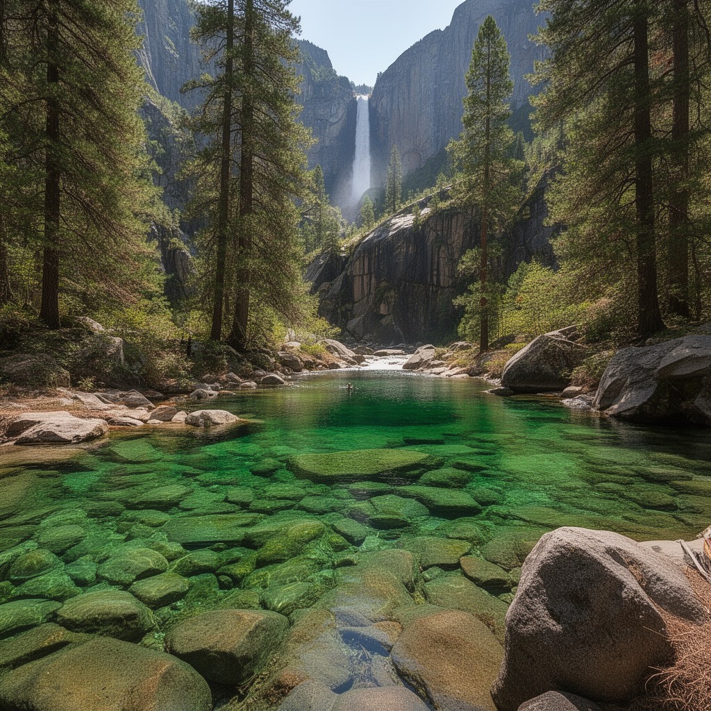 AI-generated illustration of Emerald Pool