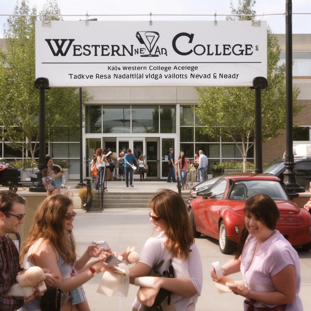 AI-generated illustration of Western Nevada College