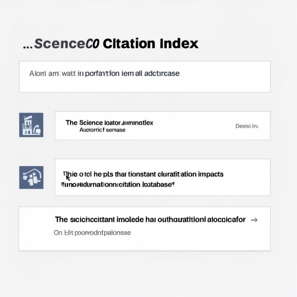 AI-generated illustration of Science Citation Index