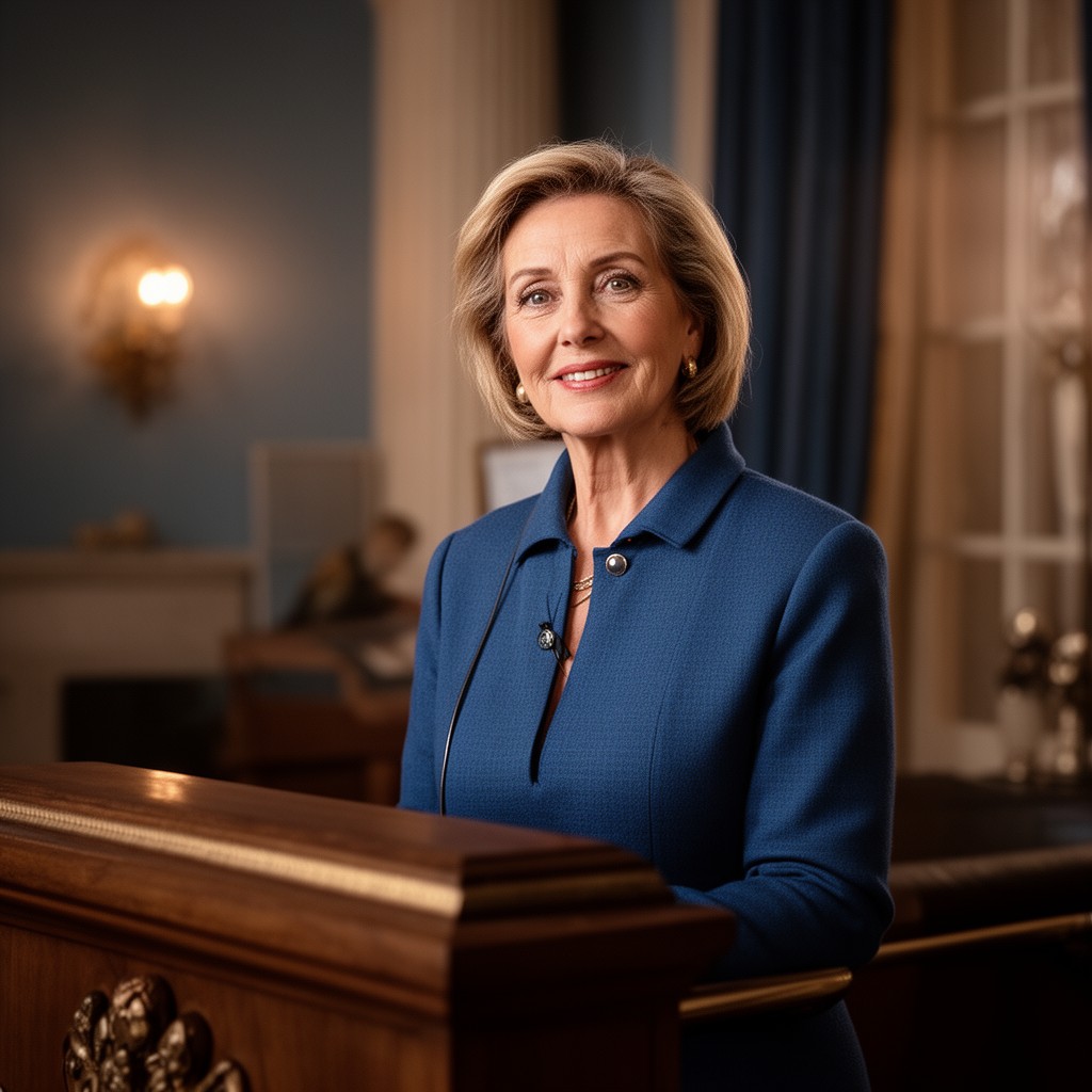 AI-generated illustration of Madam President