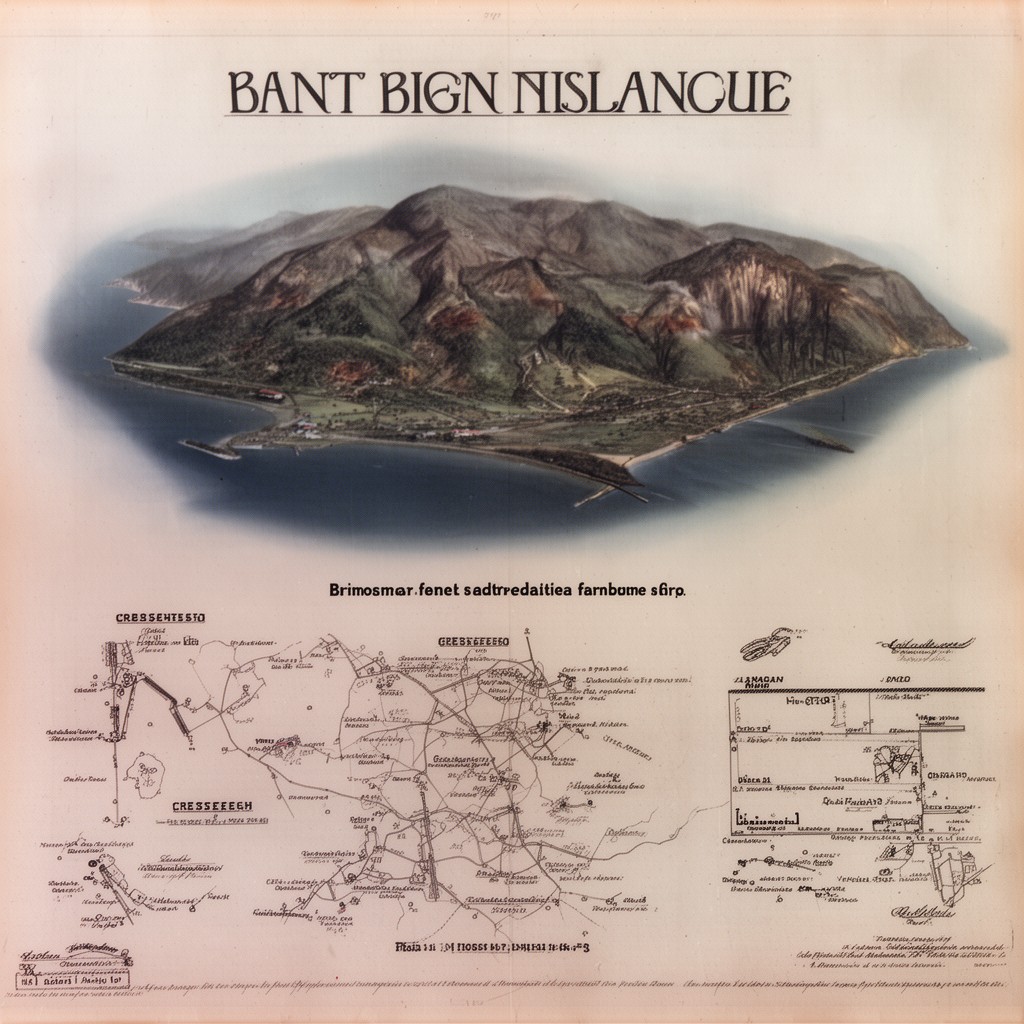 AI-generated illustration of Bataan Peninsula
