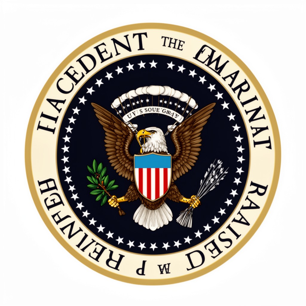 AI-generated illustration of Seal of the President of the United States