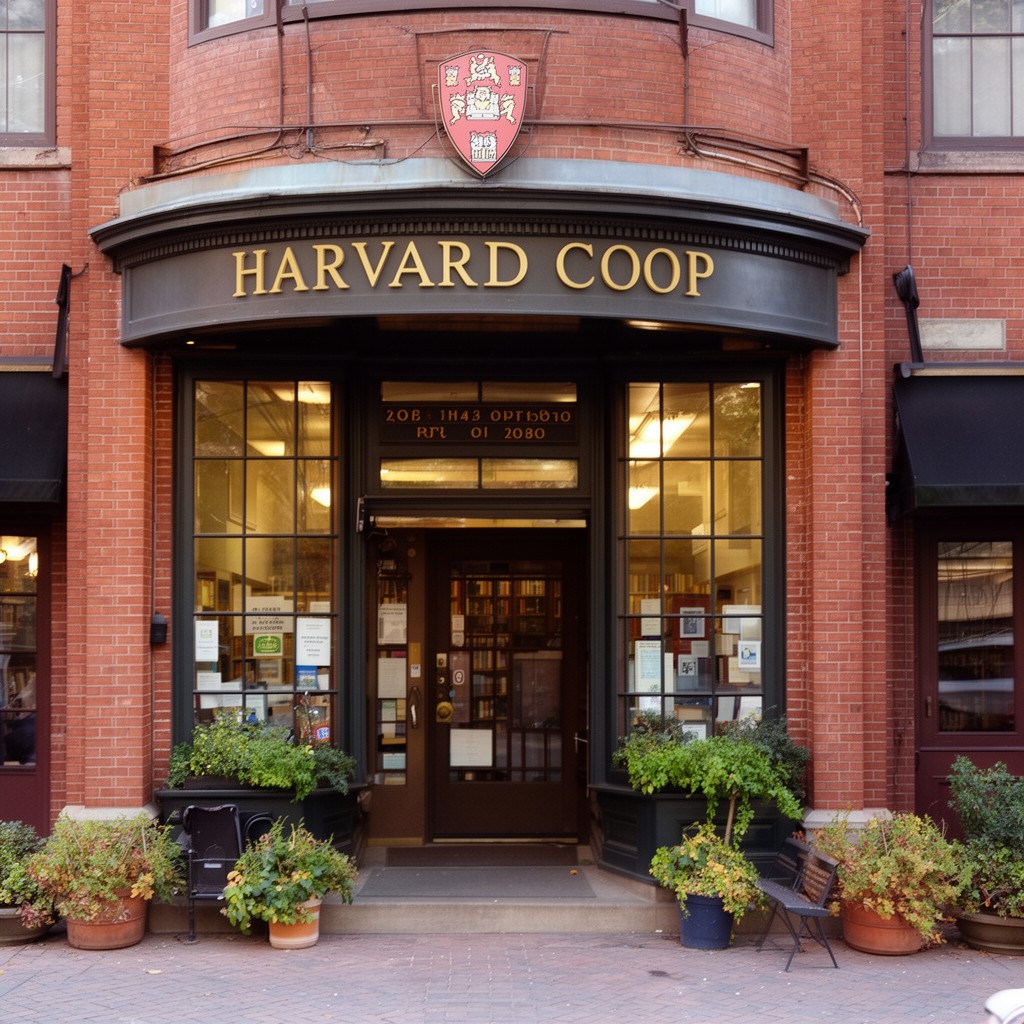 AI-generated illustration of Harvard Coop
